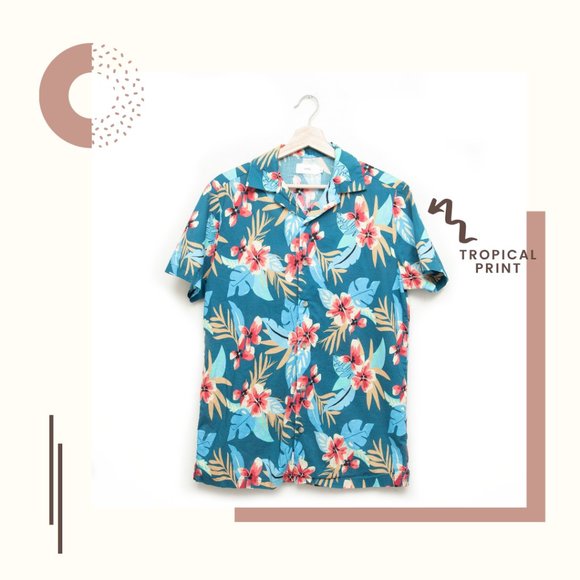 Onia Women's Hawaiian Button Down Shirt - Picture 1 of 6